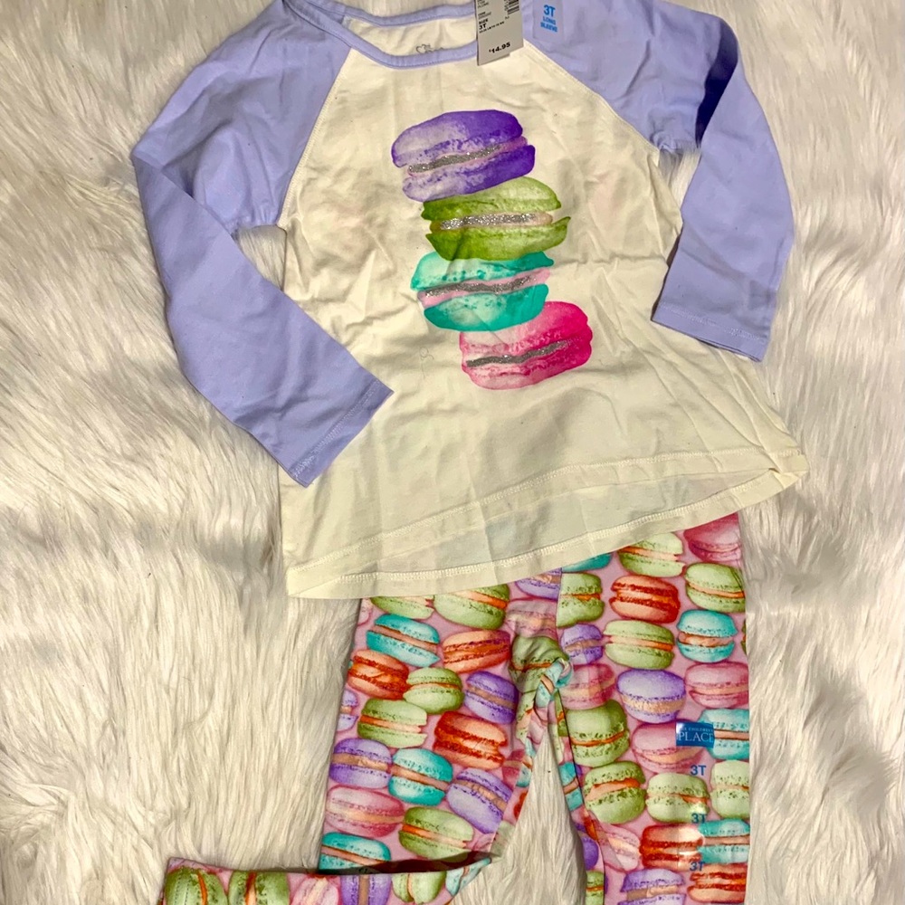 NWT Children’s Place Cookie shirt and pant set